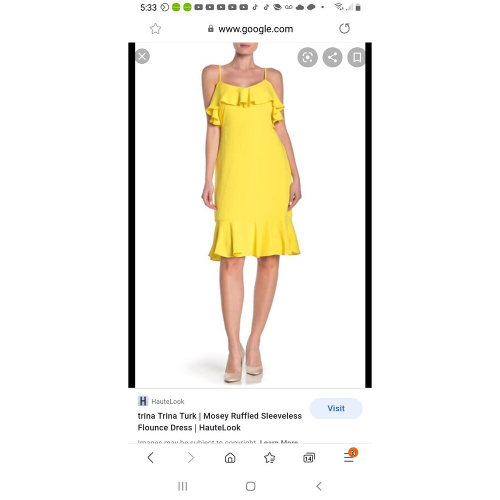 Trina Turk dress, size 4. New